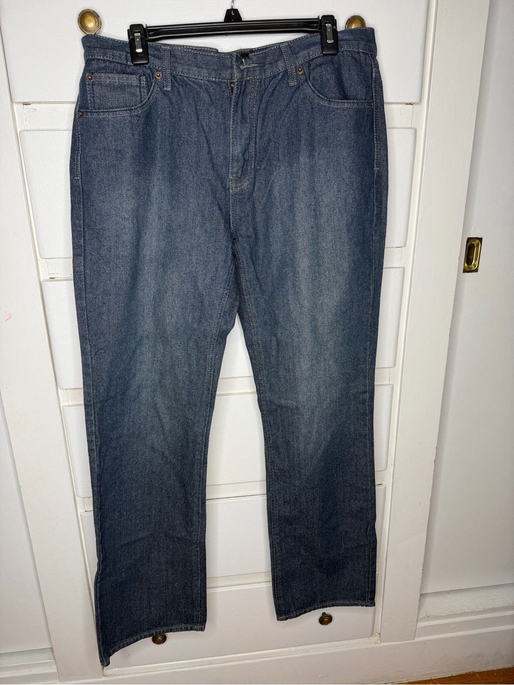 Michael Brandon Men's Straight Jeans in Dark Blue size 34/32